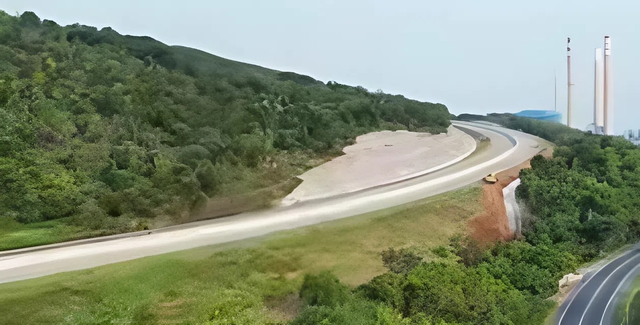 Pemandangan jalan tol Probowangi/