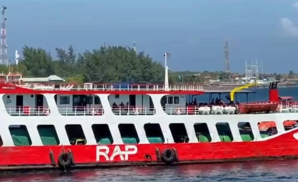 KMP Tunu Pratama sebelum tenggelam/ doc Khoirul Rizal