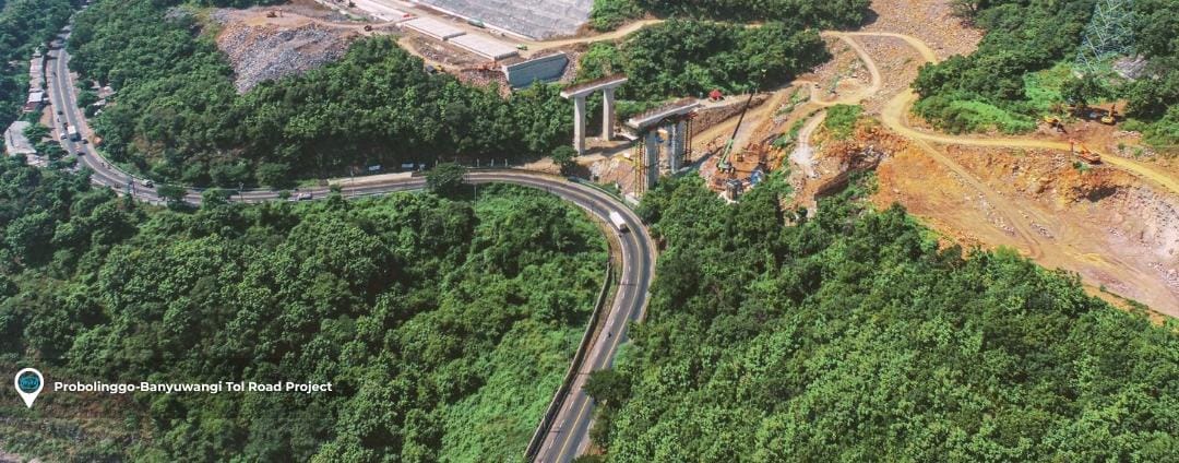 Pembangunan tol Probowangi/ ig @wika_probowangi3