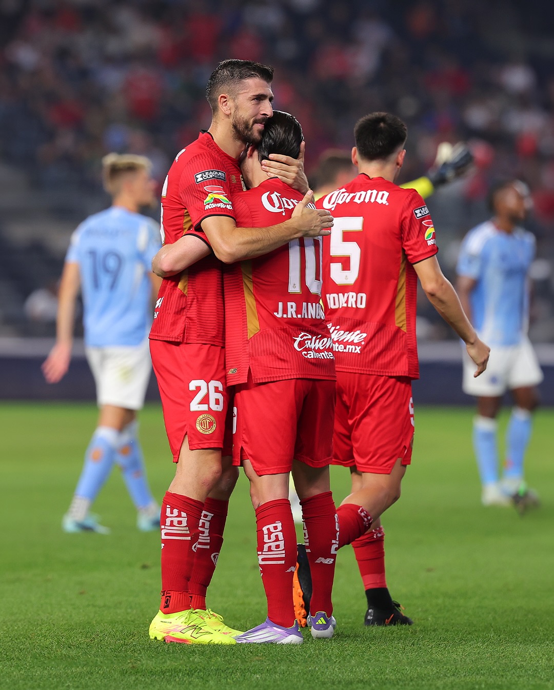 Toluca bungkam New York City di Leagues Cup 2025.