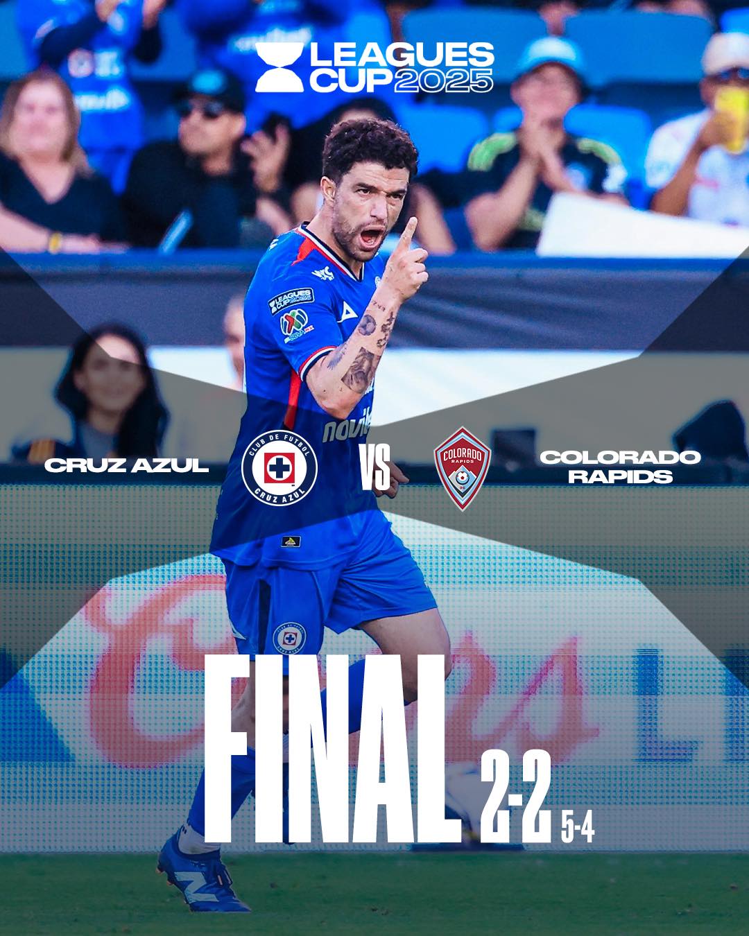Cruz Azul berhasil kalahkan Colorado Rapids setelah drama adu pinalti di Leagues Cup 2025.