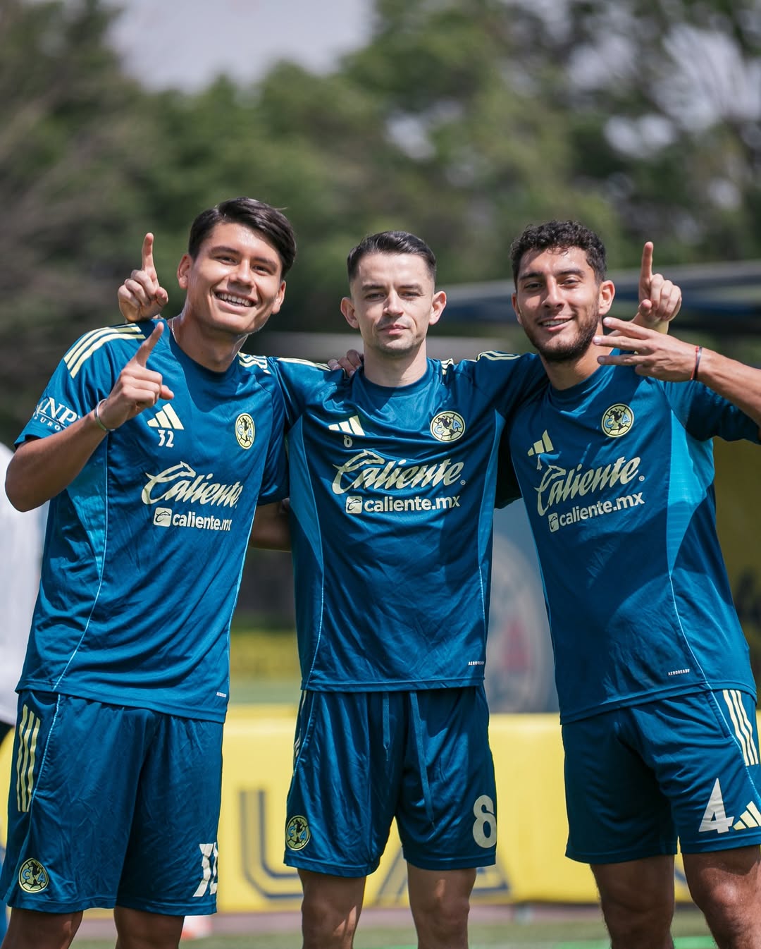 Sesi latihan Club America jelang laga menghadapi Queretaro di Liga MX 2025.