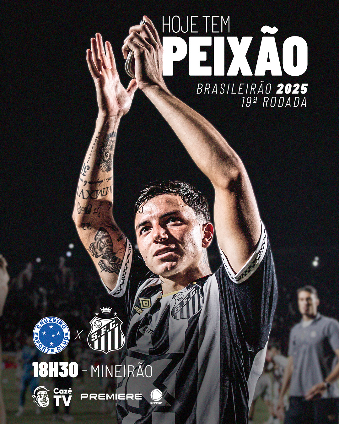 Preview laga antara Santos vs Cruzeiro di pekan ke-19 Serie A Brasil 2025.