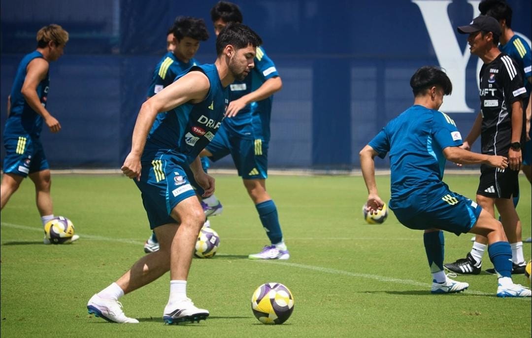 Sandy Walsh saat berlatih di Jepang/ ig @sandywalsh