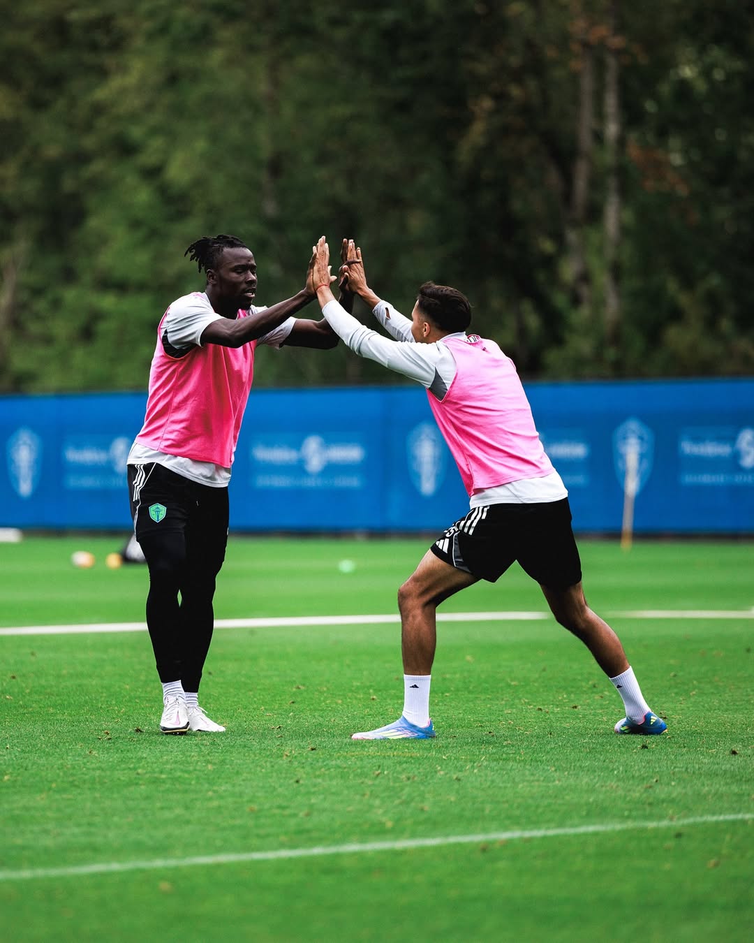 Sesi latihan Seattle Sounders jelang pertandingan menghadapi Minnesota United di MLS 2025.