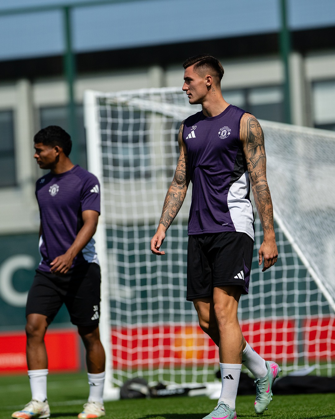 Sesi latihan Manchester United.