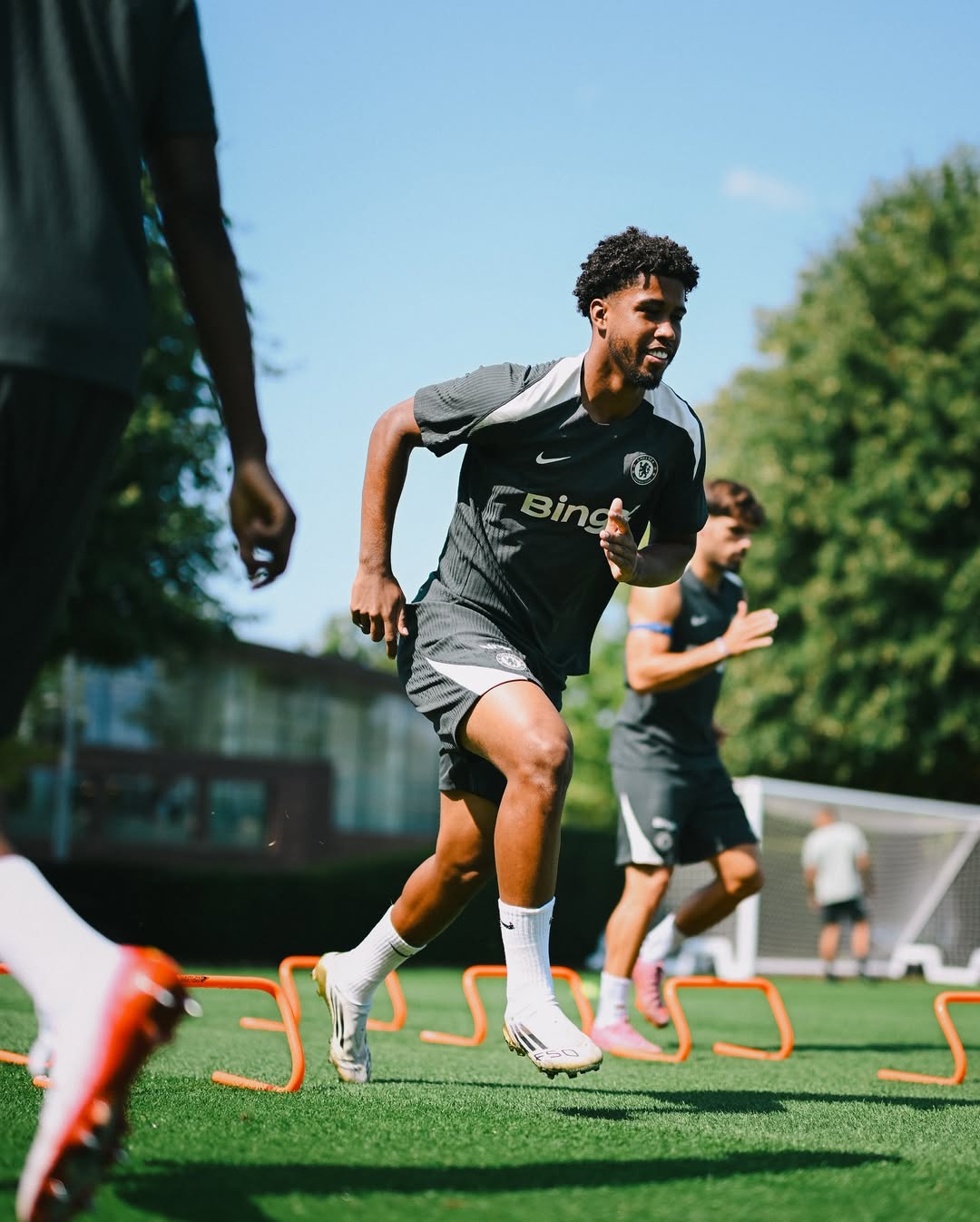 Sesi latihan Chelsea jelang laga menghadapi Crystal Palace di laga pramusim Premier League 25/26.