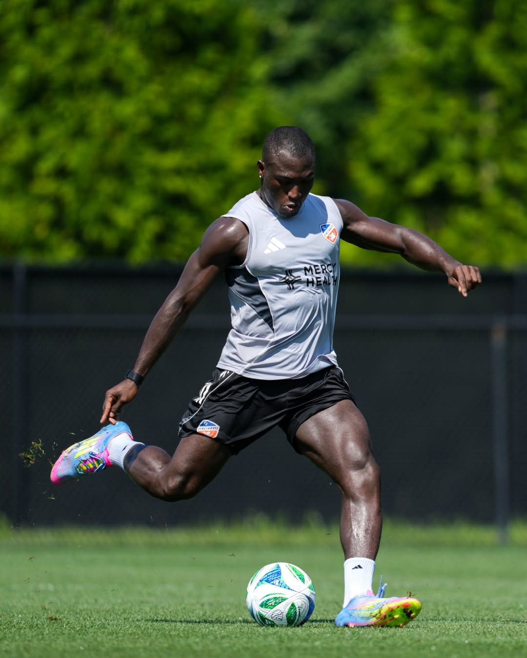 Sesi latihan Cincinnati jelang laga mengahadapi Portland Timbers di MLS 2025.
