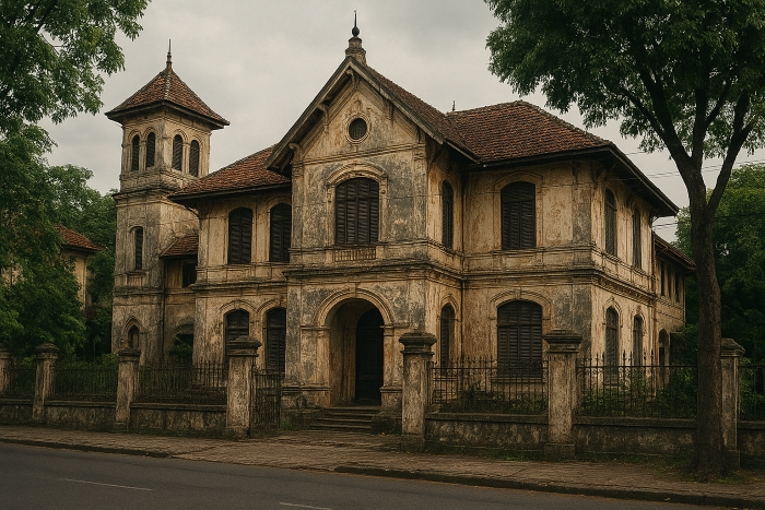 Rumah peninggalan kolonial Belanda yang masih bisa dilihat dimasa sekarang.