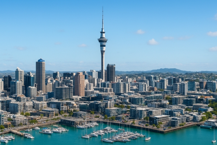 Sebuah kota di Selandia Baru.