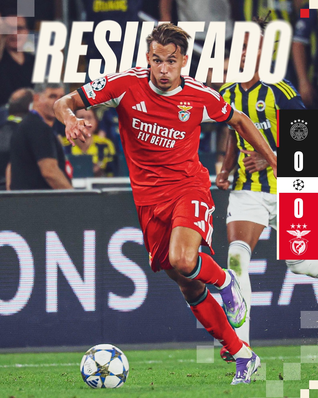 Fenerbahce vs Benfica berakhir dengan skor kacamata di Leg Pertama Play-off Champions League UEFA.