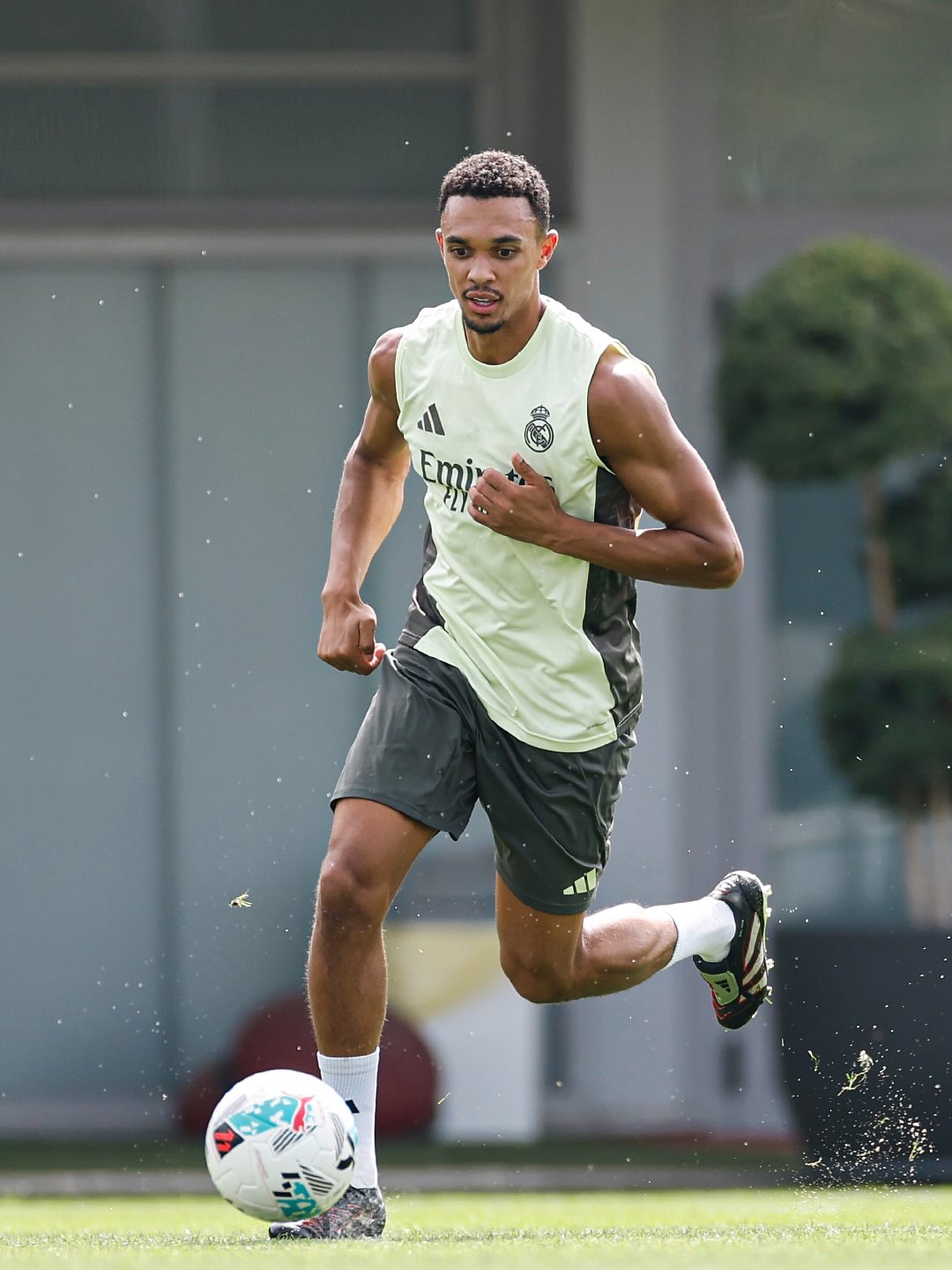 Sesi latihan Real Madrid jelang laga menghadapi Mallorca di pekan ketiga LaLiga 2025-26.