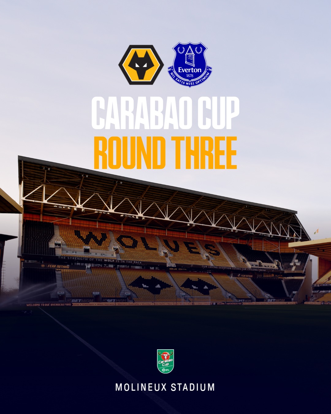 Wolves akan menjamu Everton di pekan ketiga Premier League 2025-26.