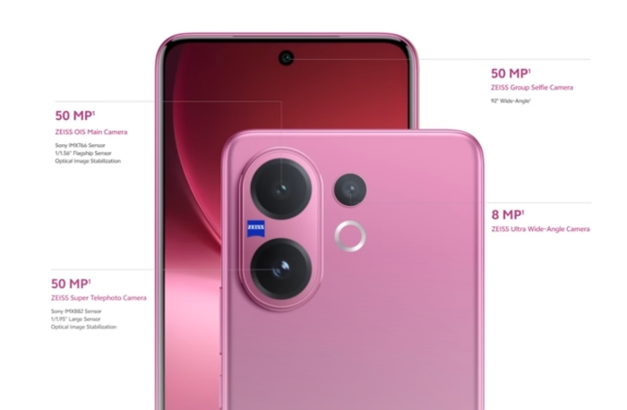 Spesifikasi kamera Vivo V60 yang bekerja sama dengan ZEISS.