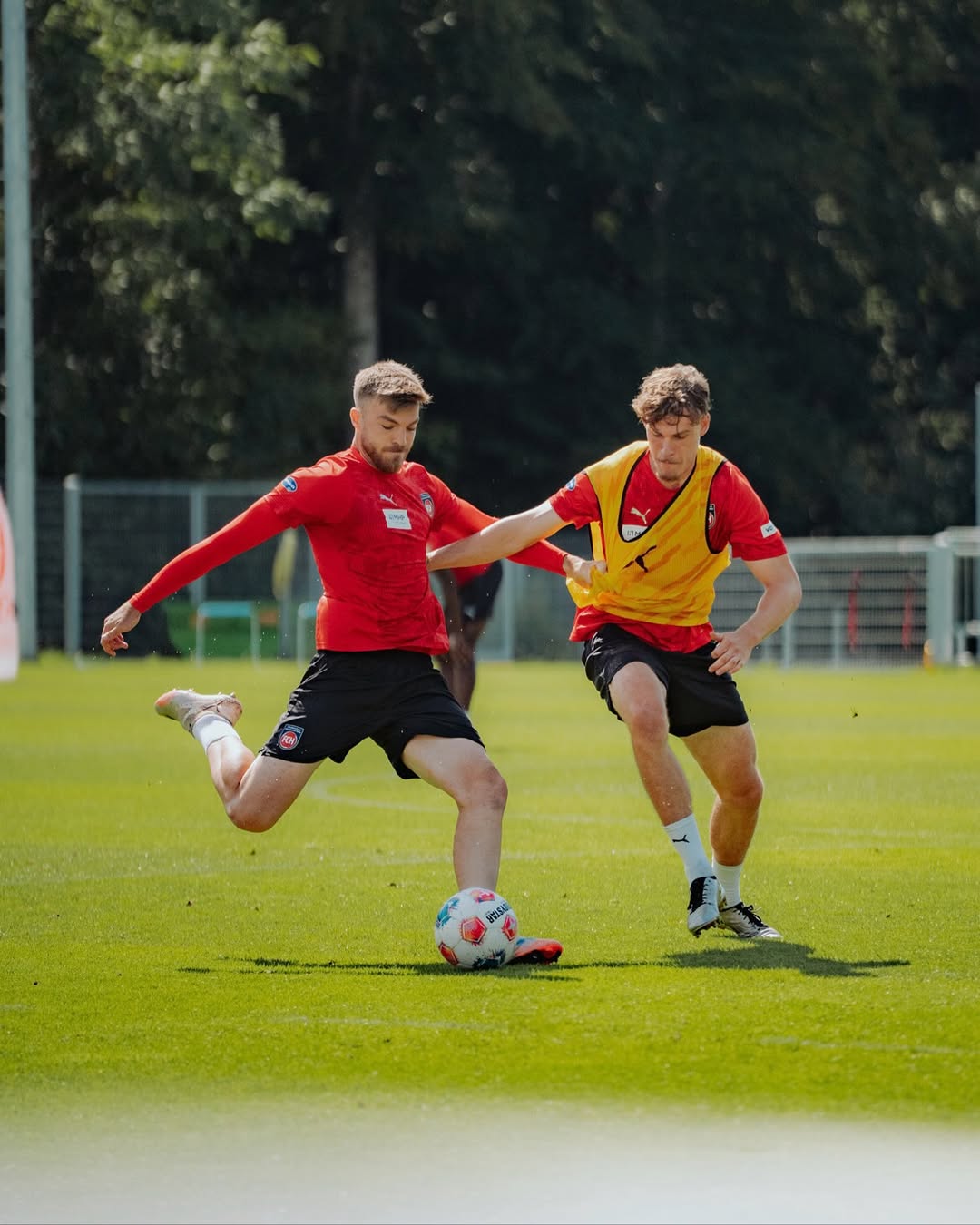 Sesi latihan Heidenheim jelang laga menghadapi Leipzig di pekan kedua Bundesliga 2025-26.