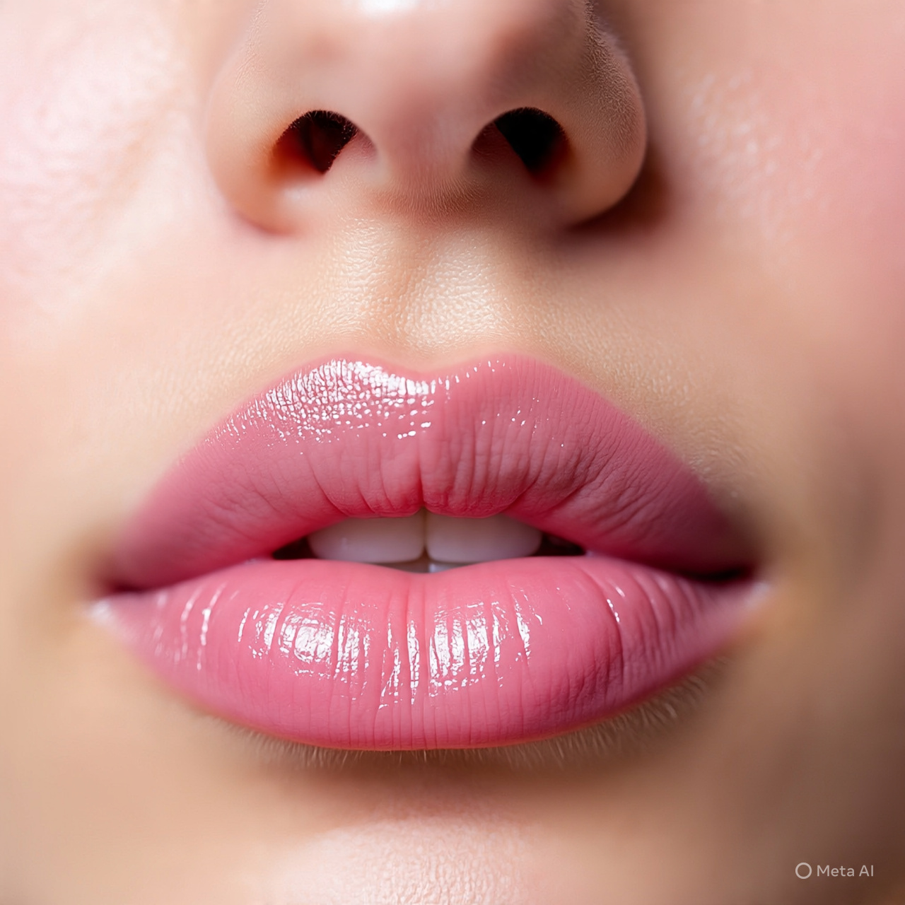 Bibir cerah.
