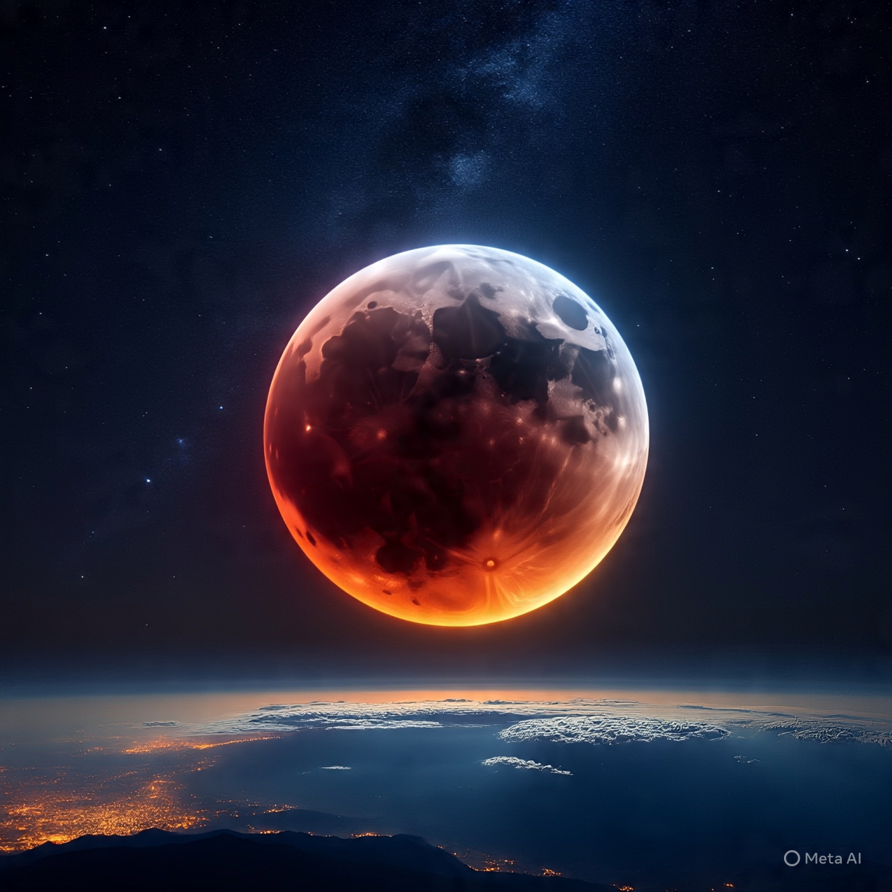 Gerhana bulan.