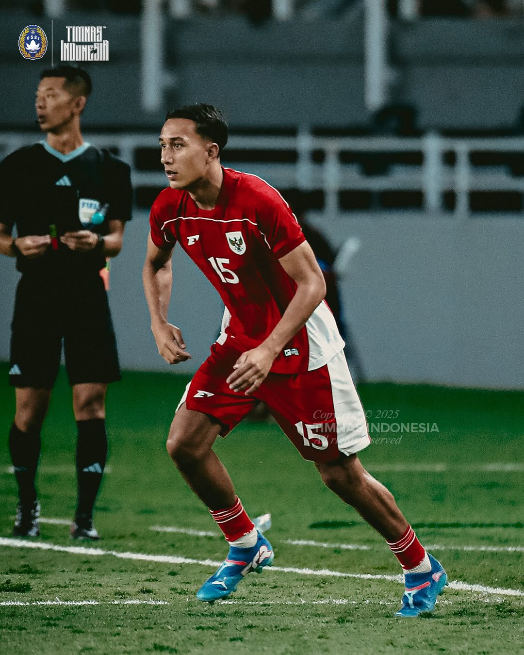 Debut Miliano di Timnas Senior saat laga menghadapi Taipei (5/9).