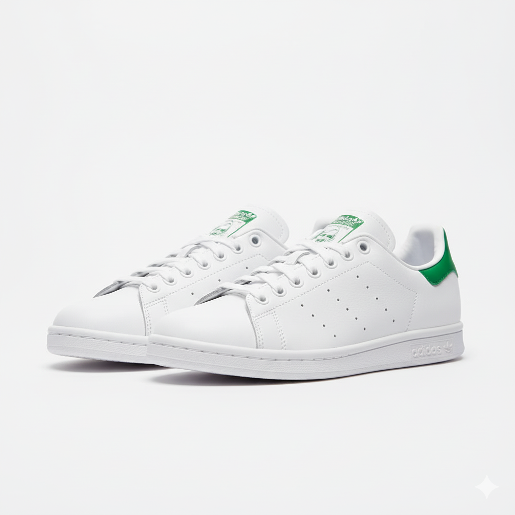 Foto produk Adidas buatan Gemini AI.