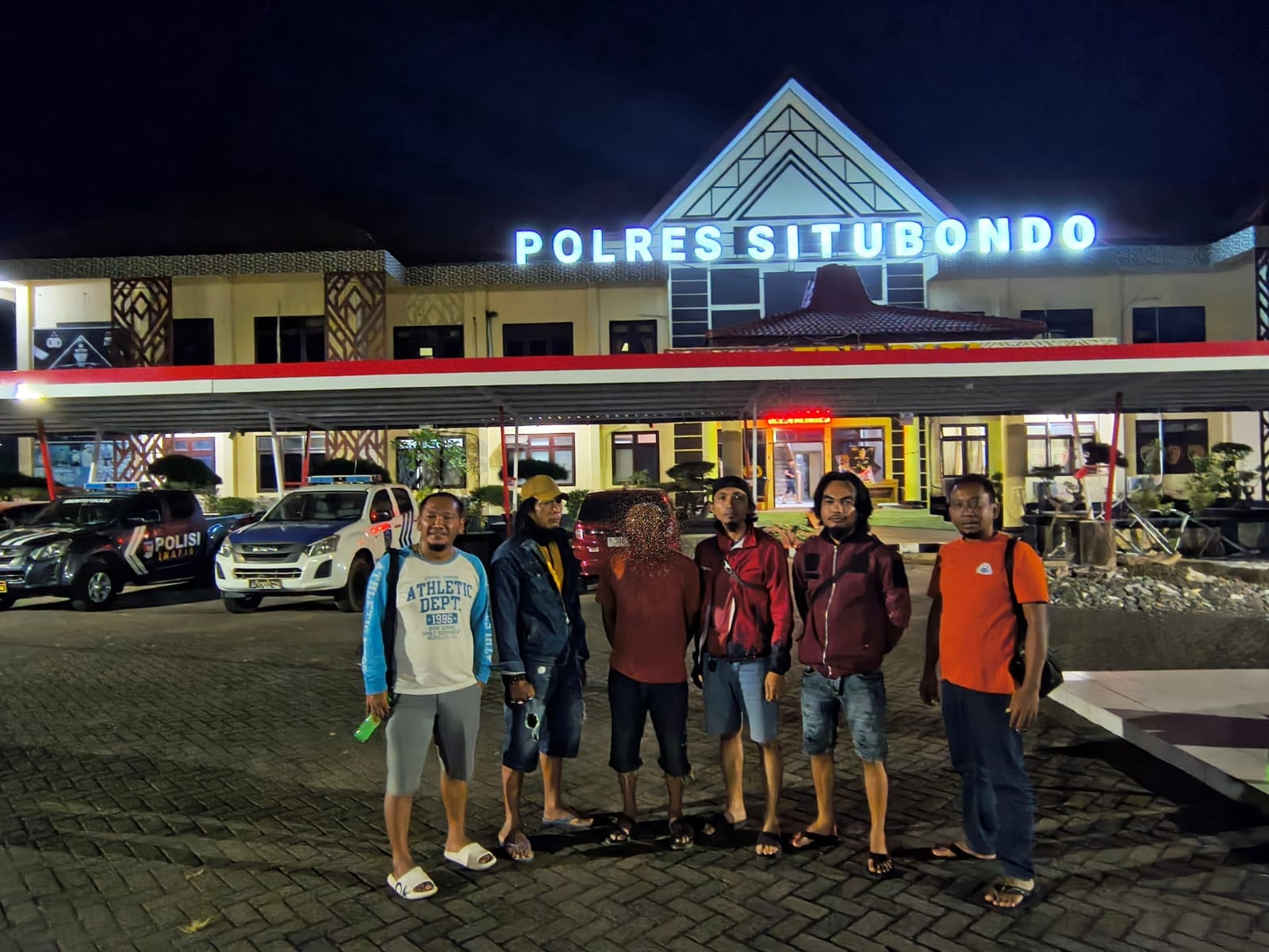 Pelaku yang diamankan/ doc Khoirul Rizal