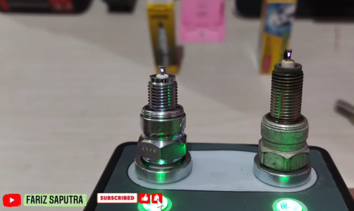 Perbedaan Busi NGK Iridium dan Denso Iridium.