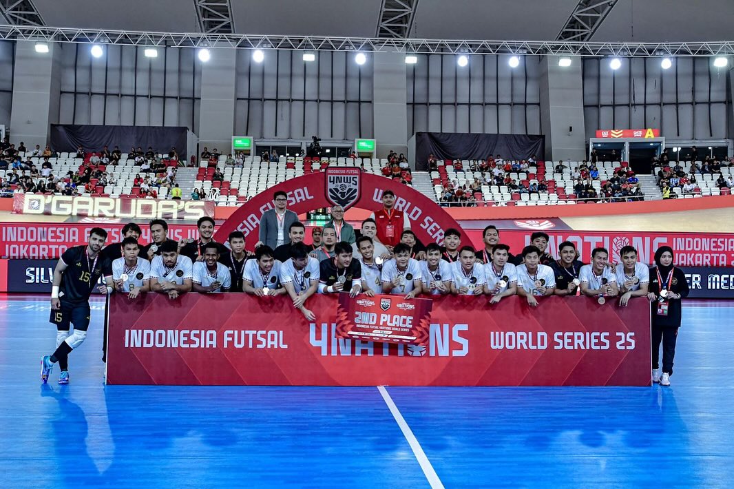Indonesia meraih juara kedua pada tournament 4NATIONS edisi pertama.