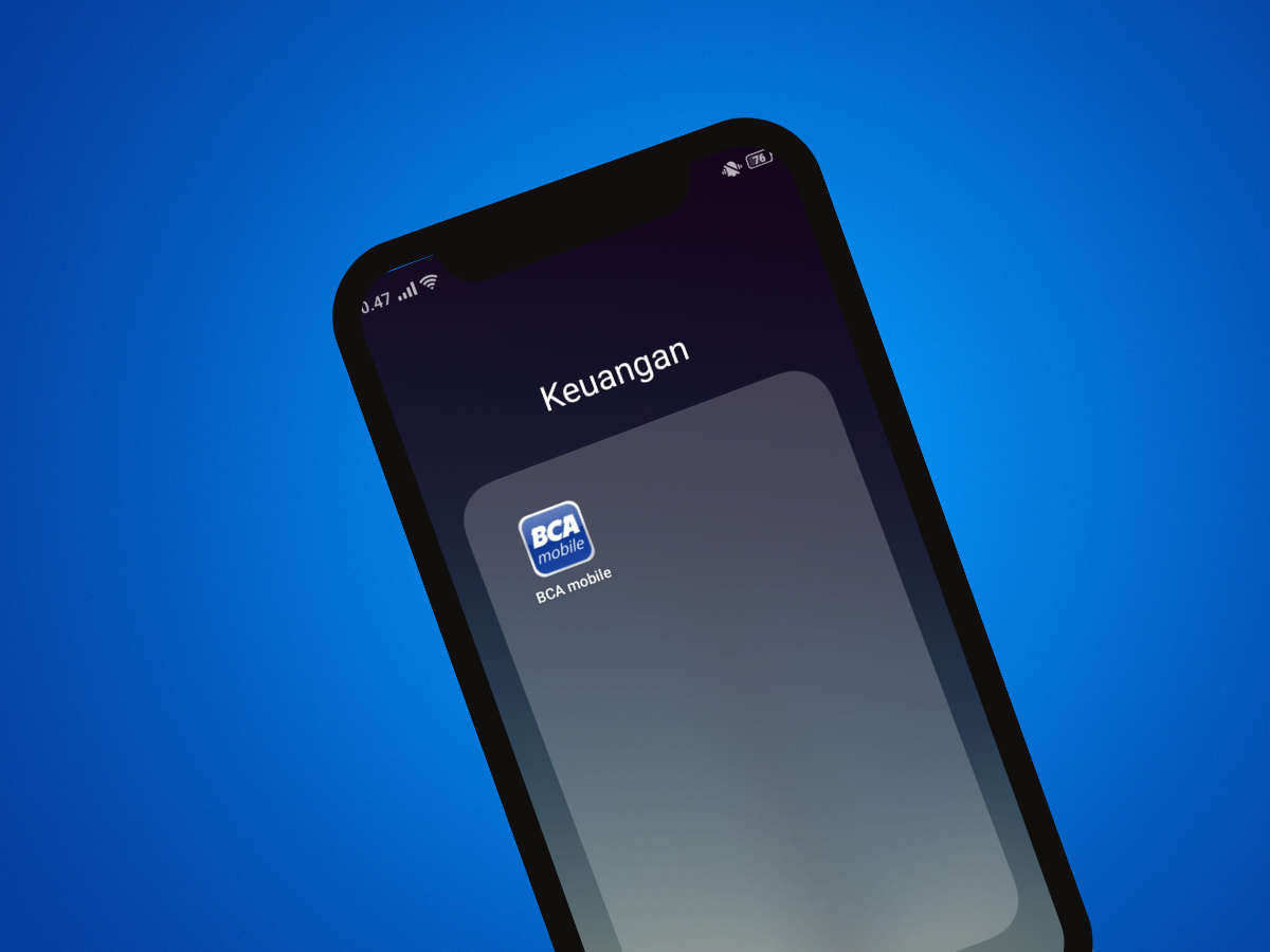 Aplikasi BCA Mobile.