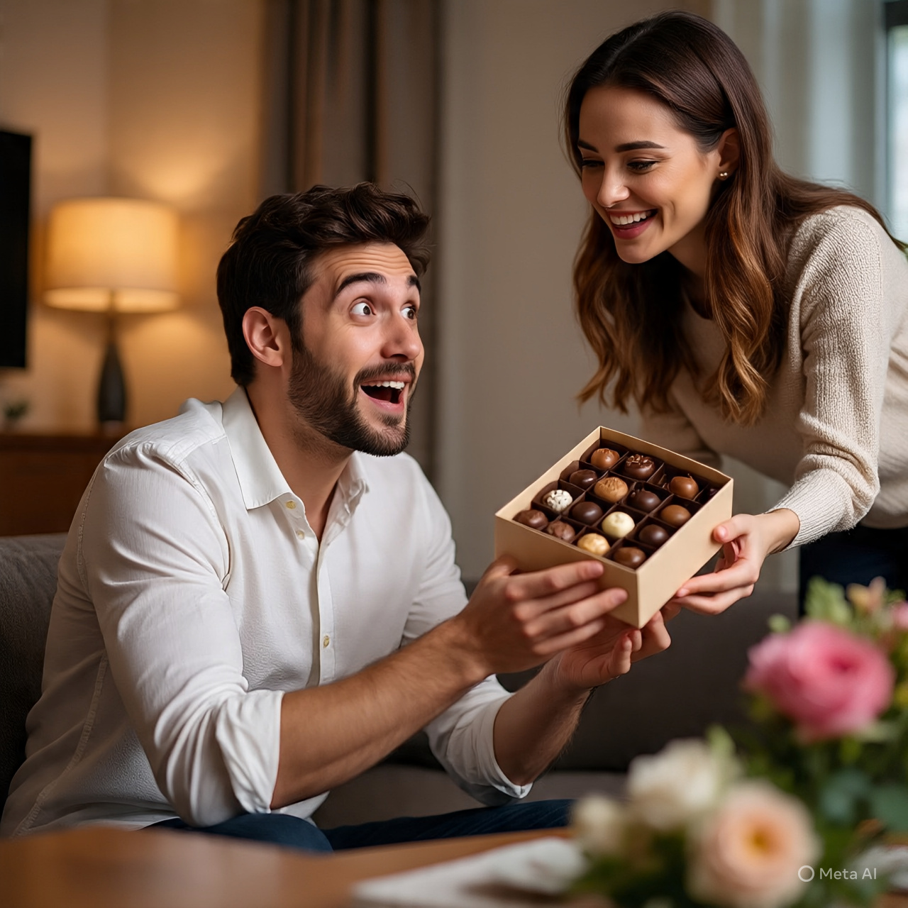 Sebuah pasangan yang sedang merayakan Natinal Boyfriend Day 2025.