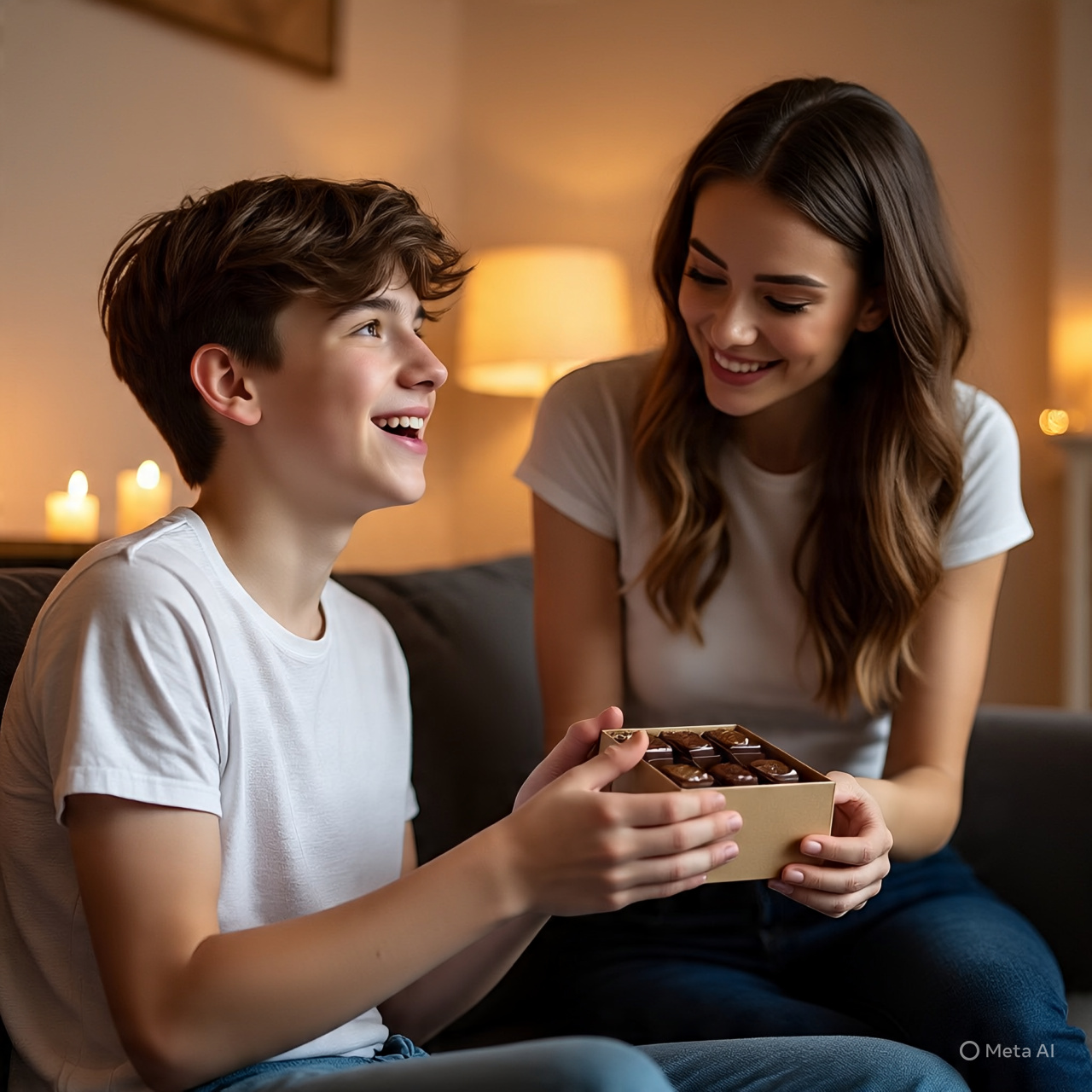 Sebuah pasangan yang sedang merayakan National Boyfriend Day 2025.