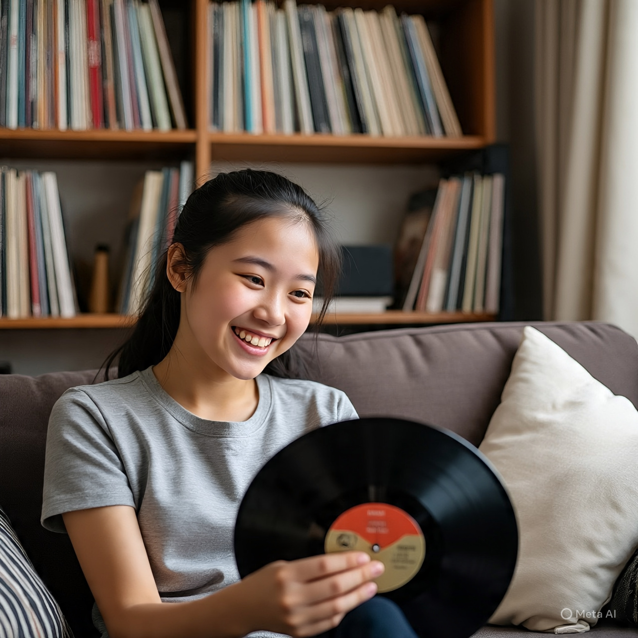 Gen Z yang suka hobi mengoleksi vinyl.