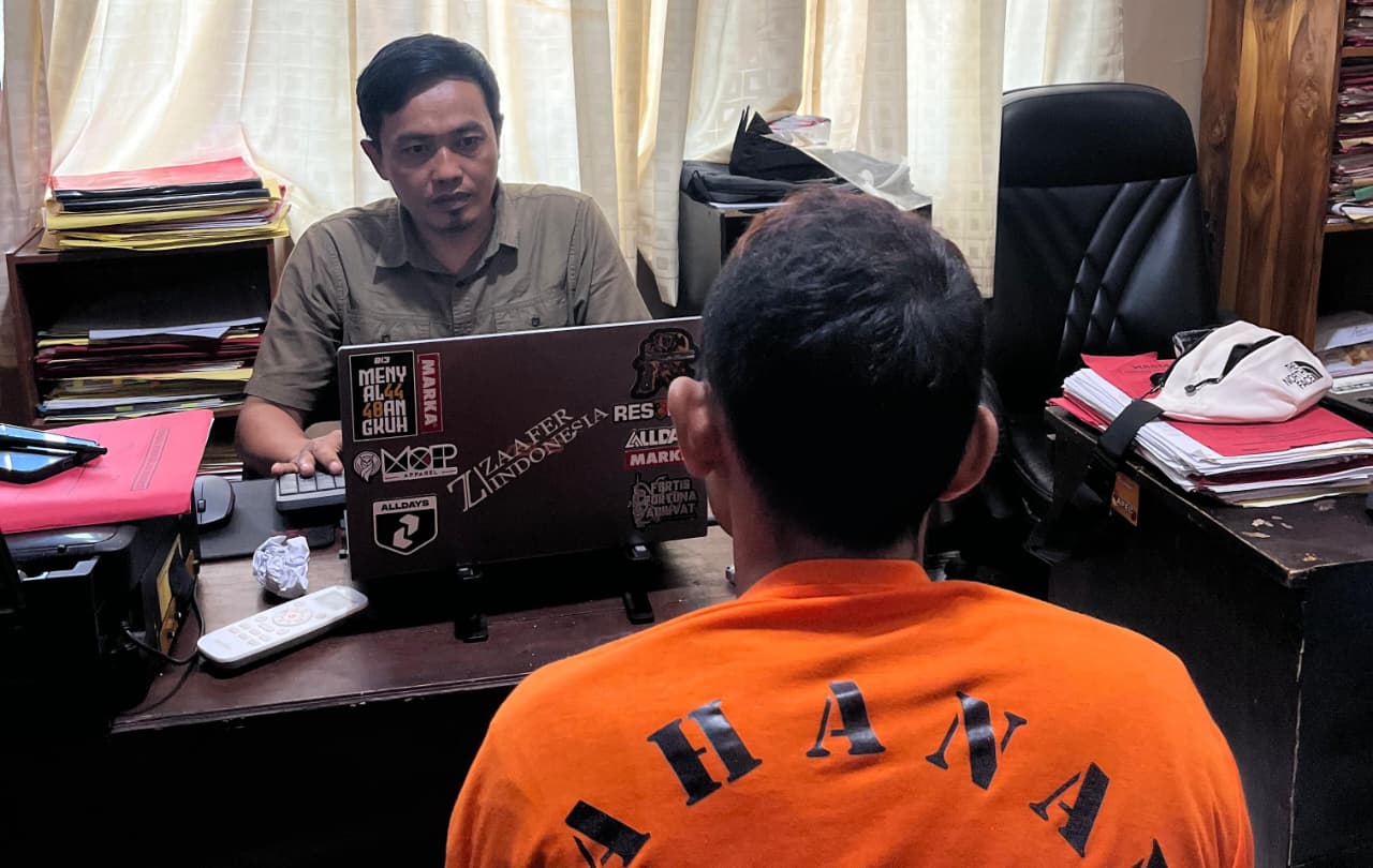 Residivis kambuhan diamankan/ doc Khoirul Rizal