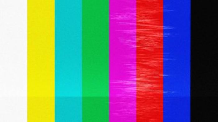 Color bars TV.