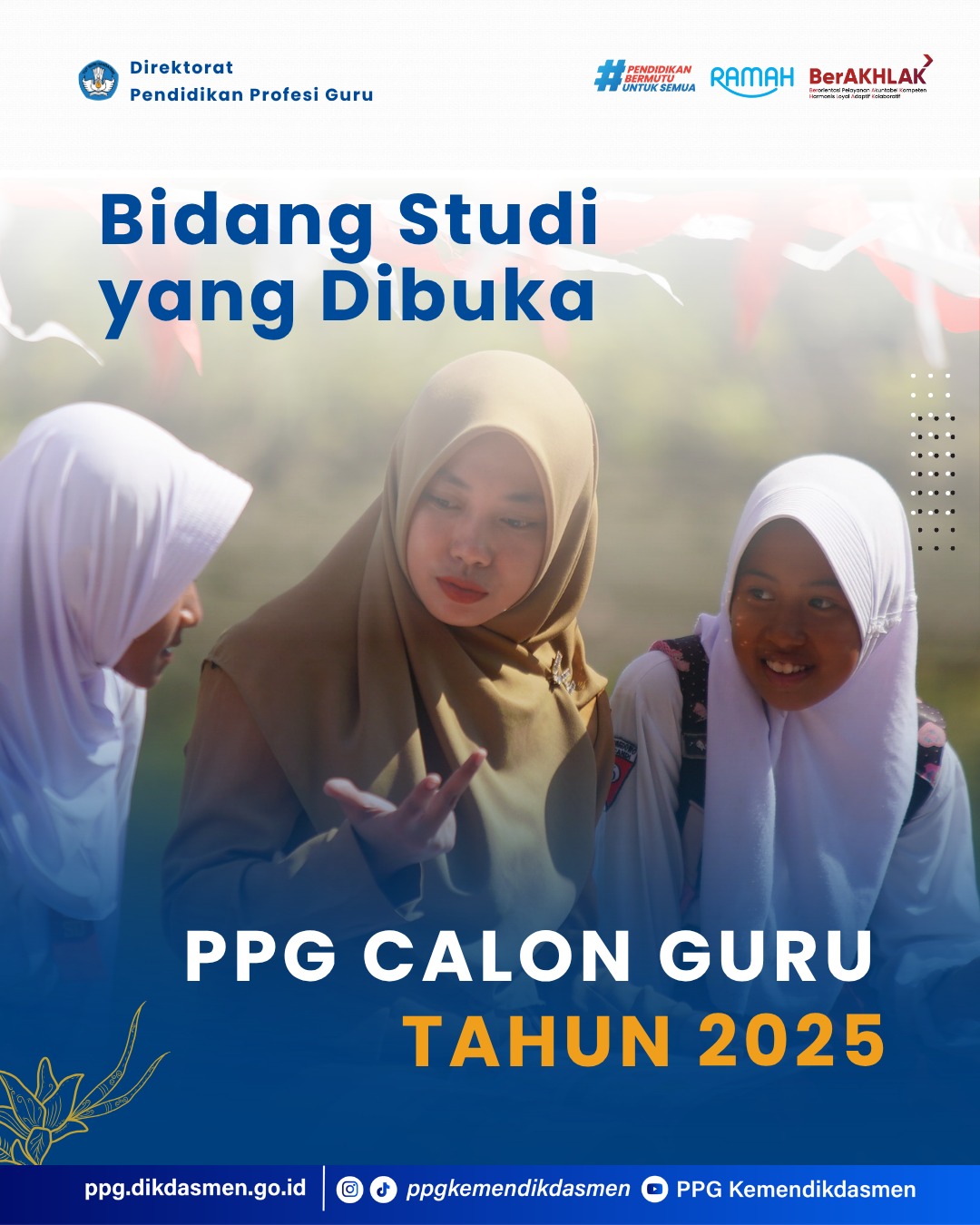 Pendaftaran PPG calon guru 2025.