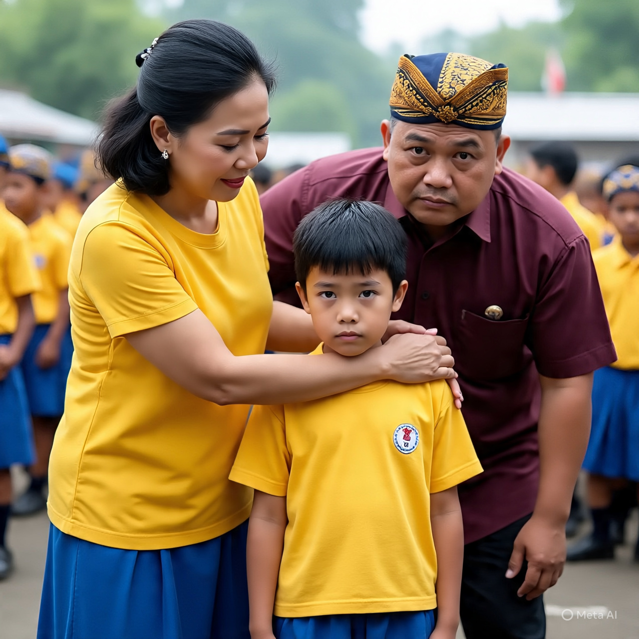 Ilustrasi seorang anak yang selalu dibela orang tua walaupun berbuat salah.