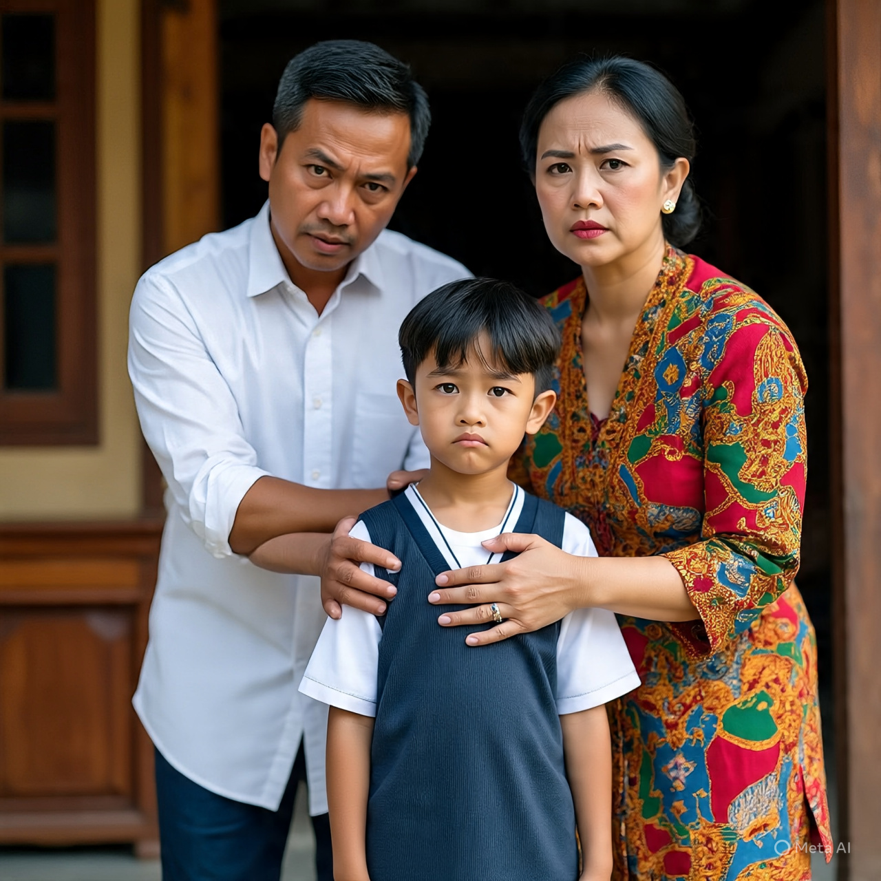 Ilustrasi seorang anak yang selalu dibela orang tua walaupun berbuat salah.