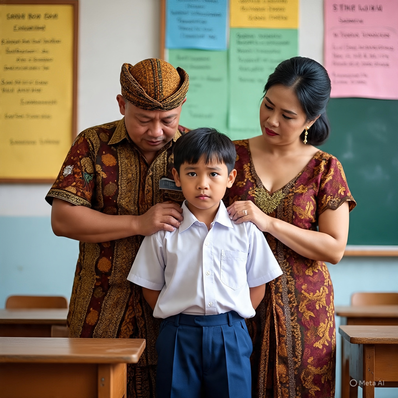 Ilustrasi seorang anak yang selalu dibela orang tua walaupun berbuat salah.