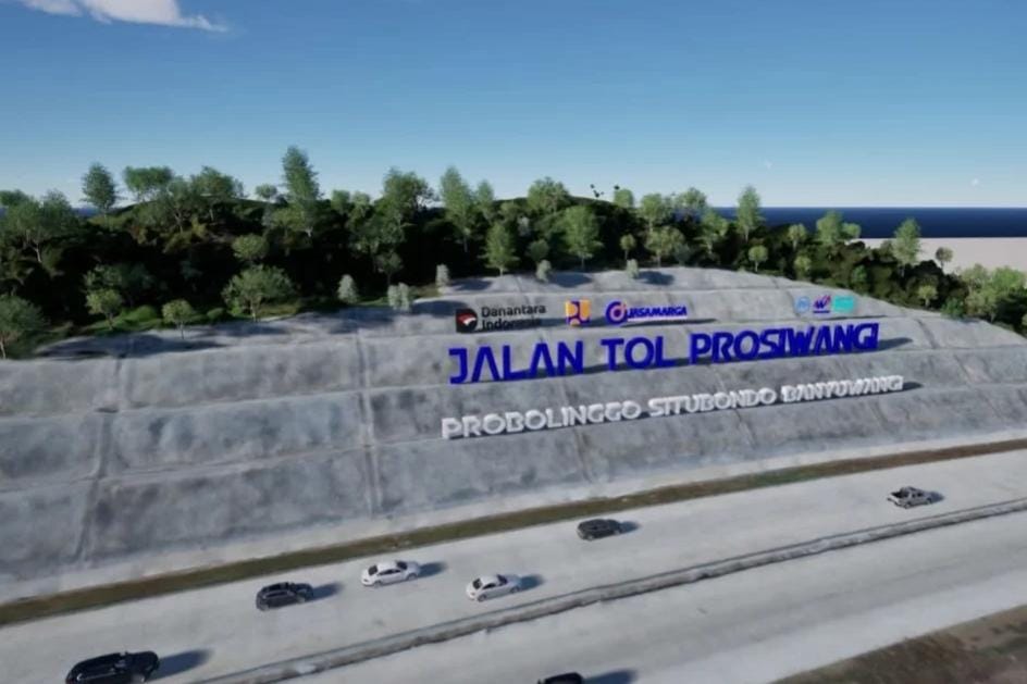 Ilustrasi perubahan nama jalan tol Probowangi menjadi Prosiwangi/ FB Tekos Sosial