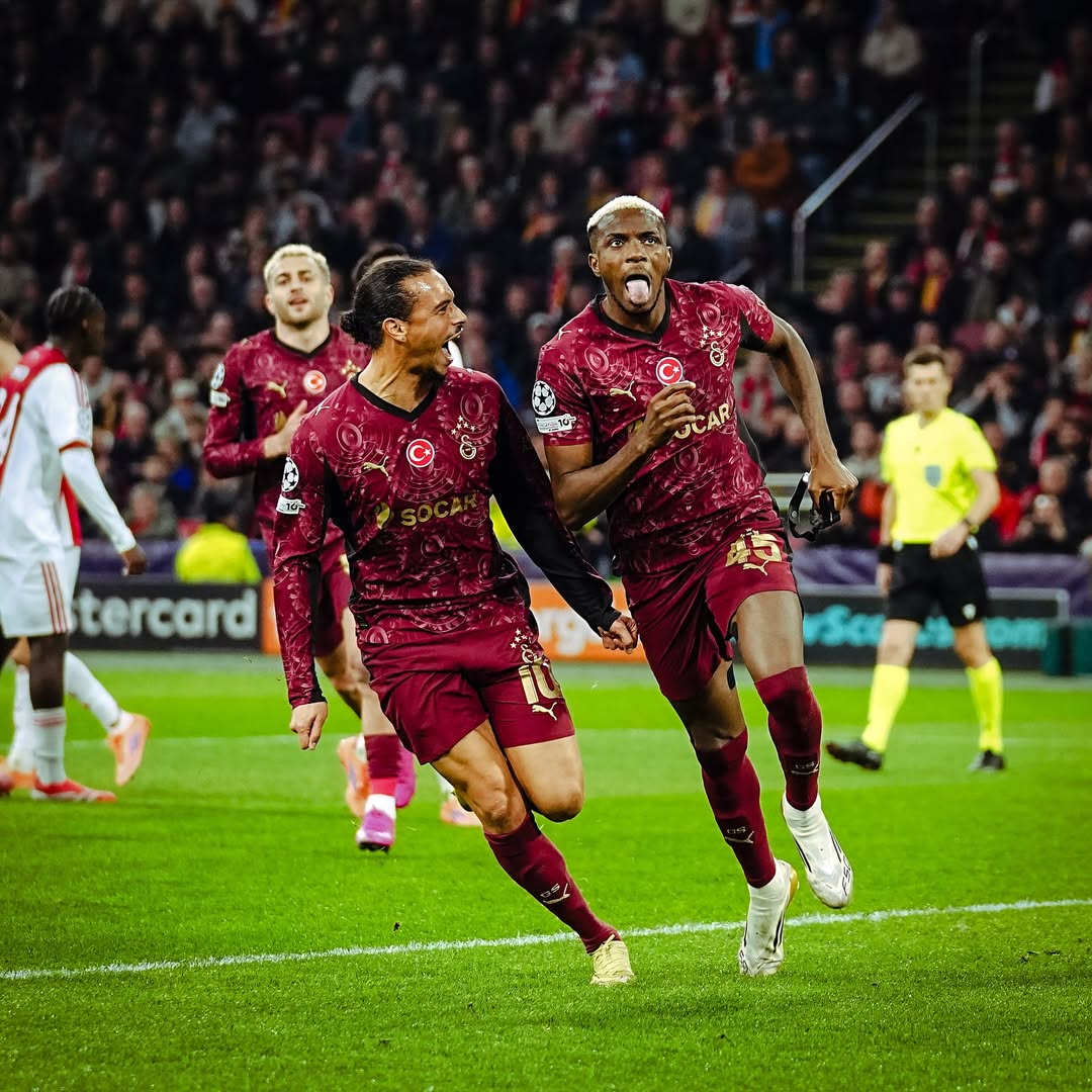 Galatasaray berhasil obok-obok Ajax dengan skor 3-0 di Champions League 2025/26.