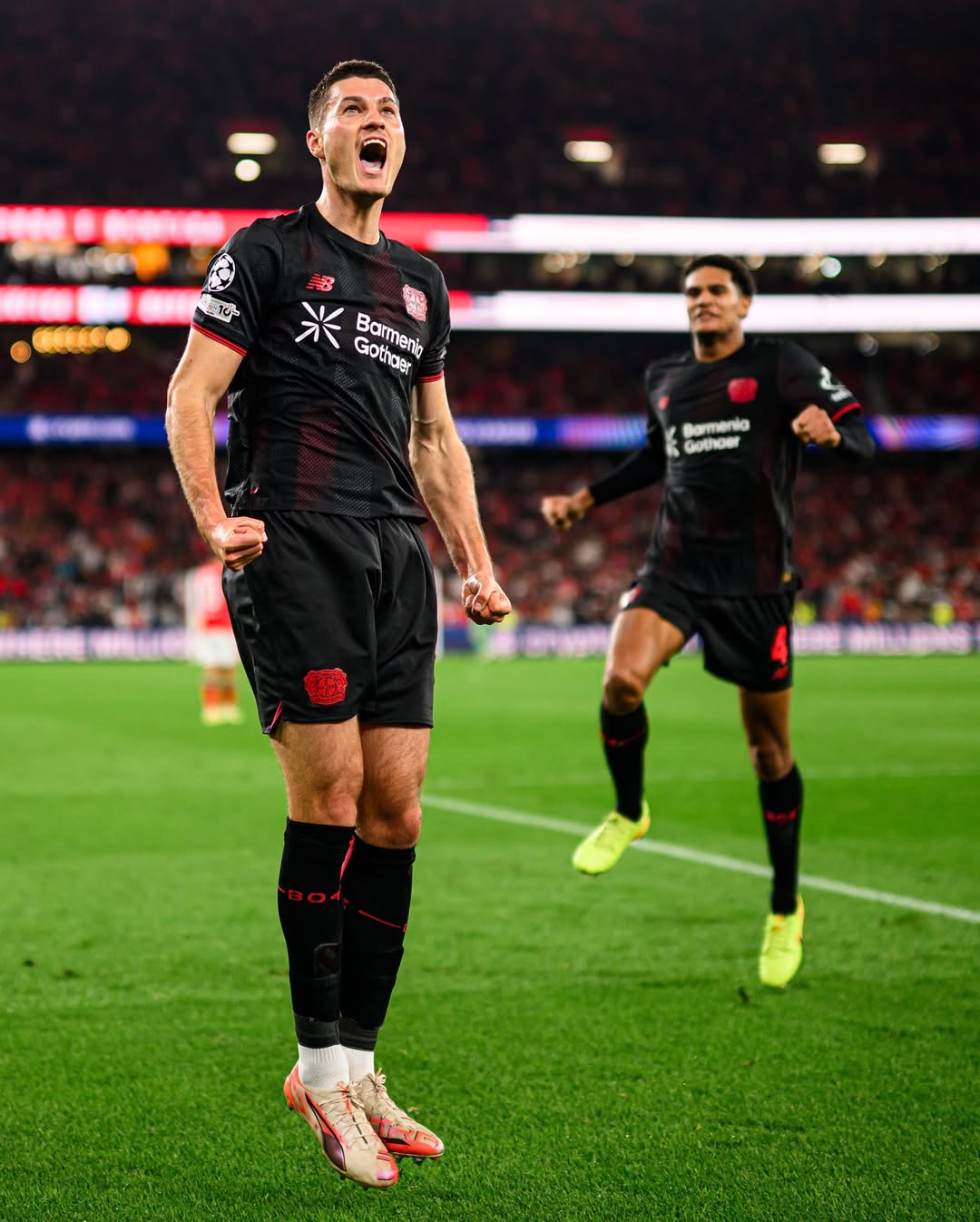Leverkusen berhasil raih kemenangan perdana di Champions League 2025/26 saat bertemu Benfica.