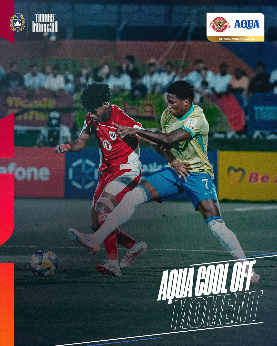 Timnas Indonesia U17 harus menerima kekalahan telak atas Brasil U17 di Piala Dunia U17 2025.