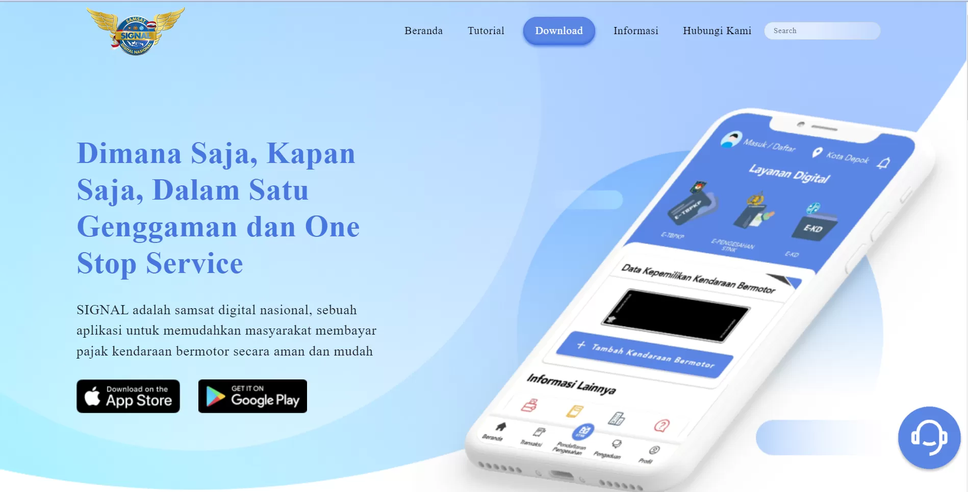 Cara bayar pajak motor online.