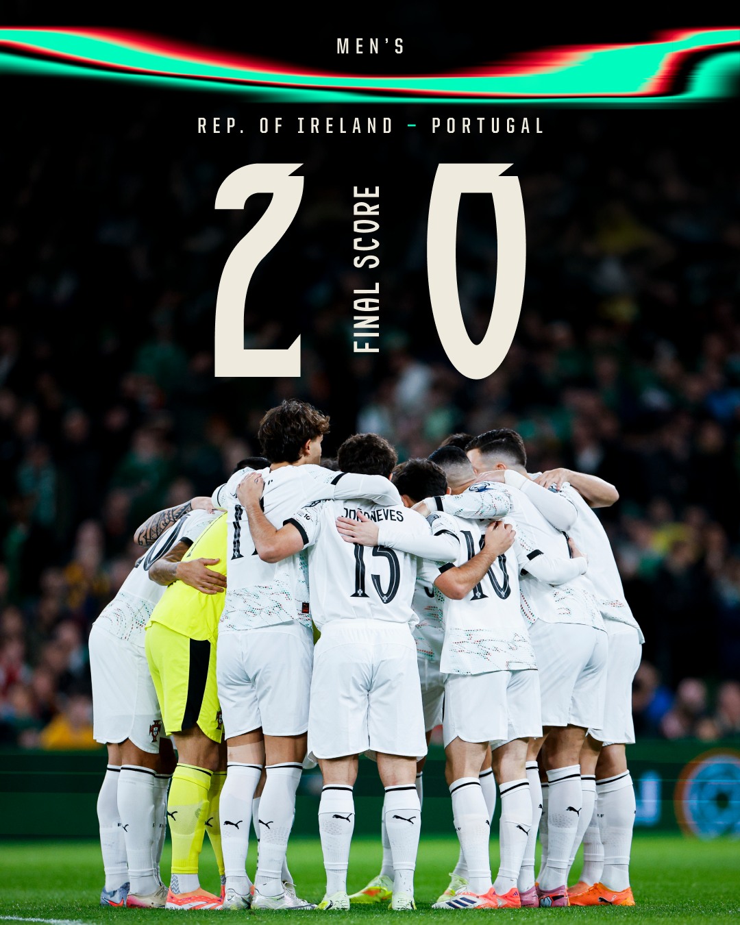 Timnas Portugal harus menelan pil pahit setelah kalah melawan Irlandia dalam Kualifkasi Piala Dunia 2026.