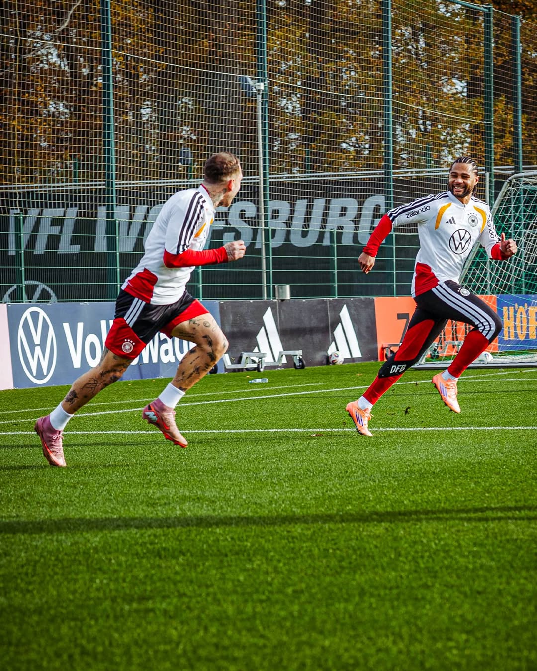 Sesi latihan Timnas Jerman jelang laga menghadapi Luksemburg dalam Kualifikasi Piala Dunia 2026.