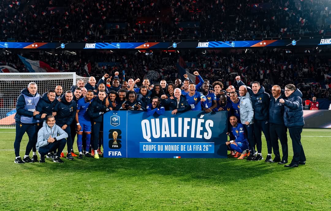 Timnas Prancis berhasil lolos kebabak play-off Piala Dunia 2026 setelah kalahkan Ukraina dengan skor 4-0.