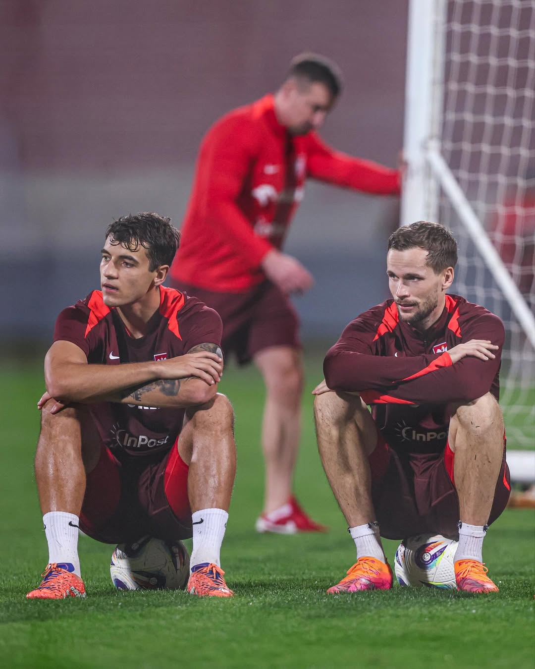 Sesi latihan timnas Polandia jelang laga menghadapi Malta di Kualifikasi Piala Dunia 2026.