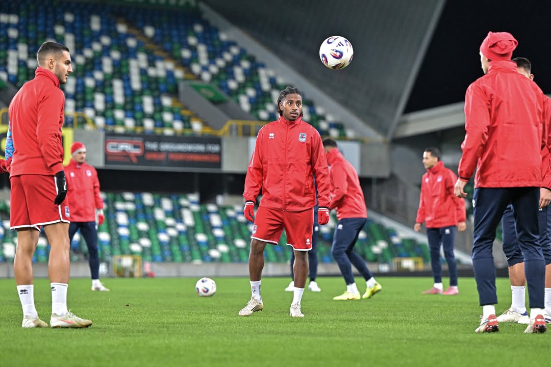 Sesi latihan Timnas Luksemburg jelang laga menghadapi Irlandia Utara dalam Grup A Kualifikasi Piala Dunia 2026.
