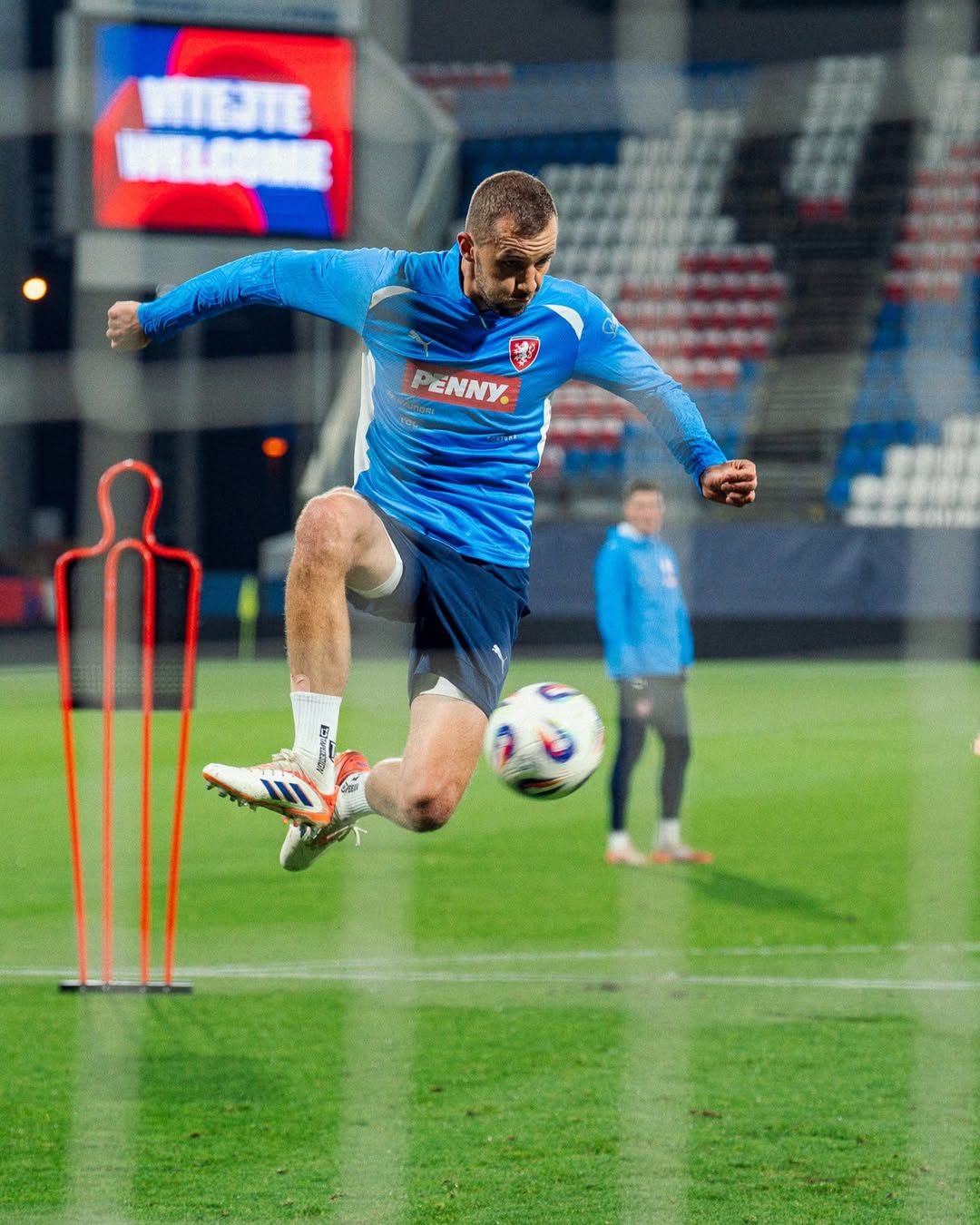 Sesi latihan Timnas Ceko jelang laga menghadapi Gibraltar di Kualifikasi Piala Dunia 2026.