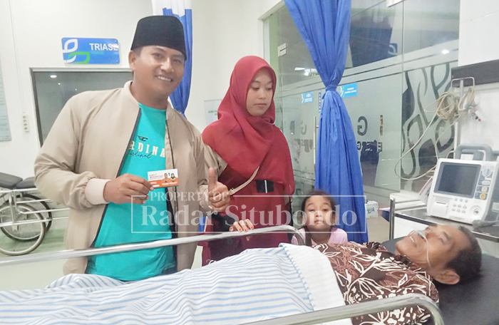 MANFAAT: Seorang warga menjalani perawatan medis menggunakan Program Berobat Gratis Tanpa Batas (BERANTAS) di salah satu Rumah Sakit Situbondo, belum lama ini.
