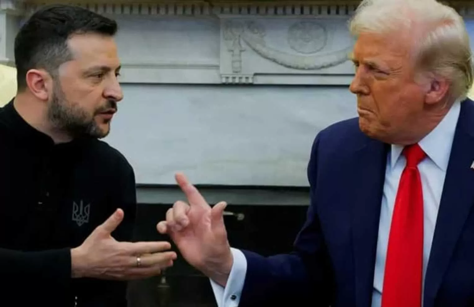 Presiden Amerika Serikat menekan Zelensky agar menerima rencana perdamaian.