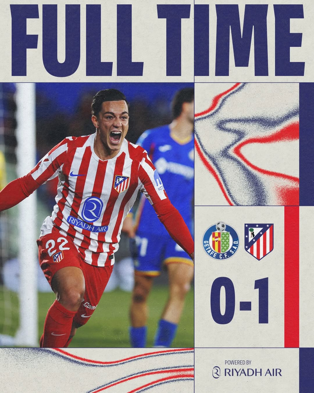 Atletico Madrid berhasil raih 3 poin atas Getafe dalam pekan ke-13 La Liga 2025/2026.